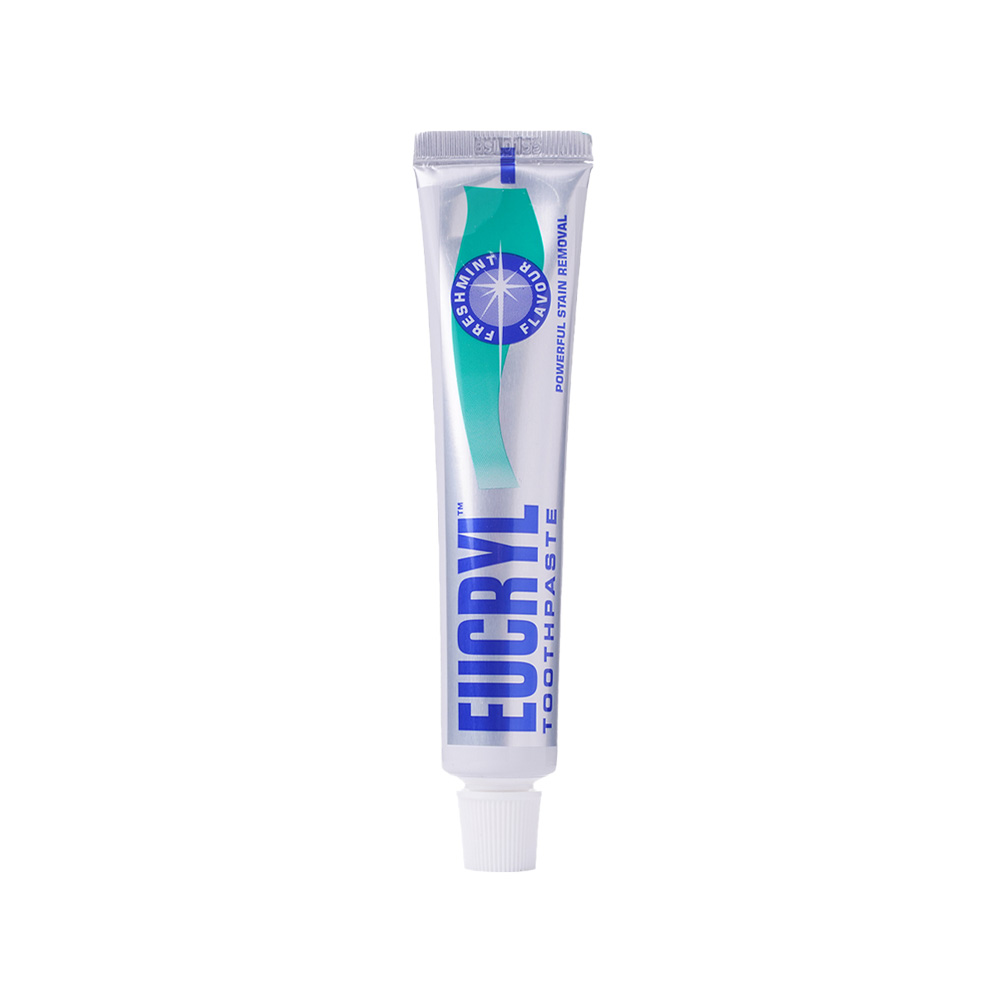 Bộ bột và kem đánh răng tẩy trắng eucryl toothpaste 62g và 50g