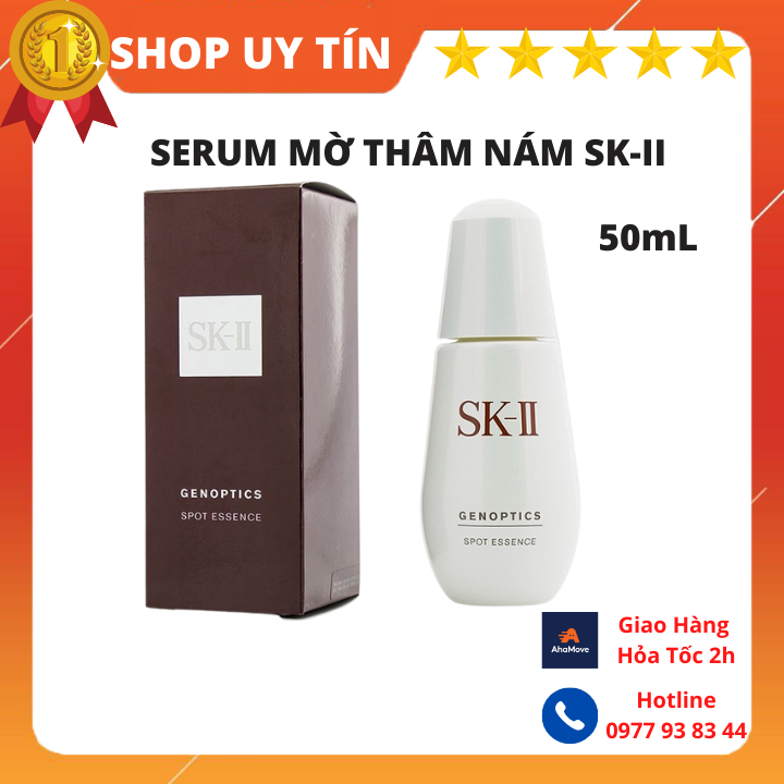 Serum tri thâm nám SK-II GenOptics Spot Essence 50ml của Nhật Bản - Tinh chất/ Serum mờ thâm nám và trắng da 50ml