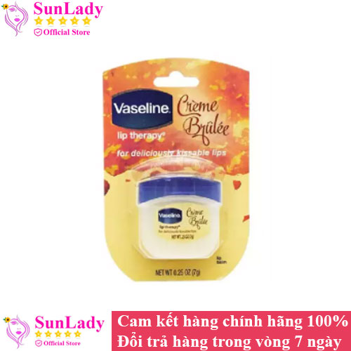 Sáp dưỡng môi Vaseline Lip Therapy Creme Brulee 7g