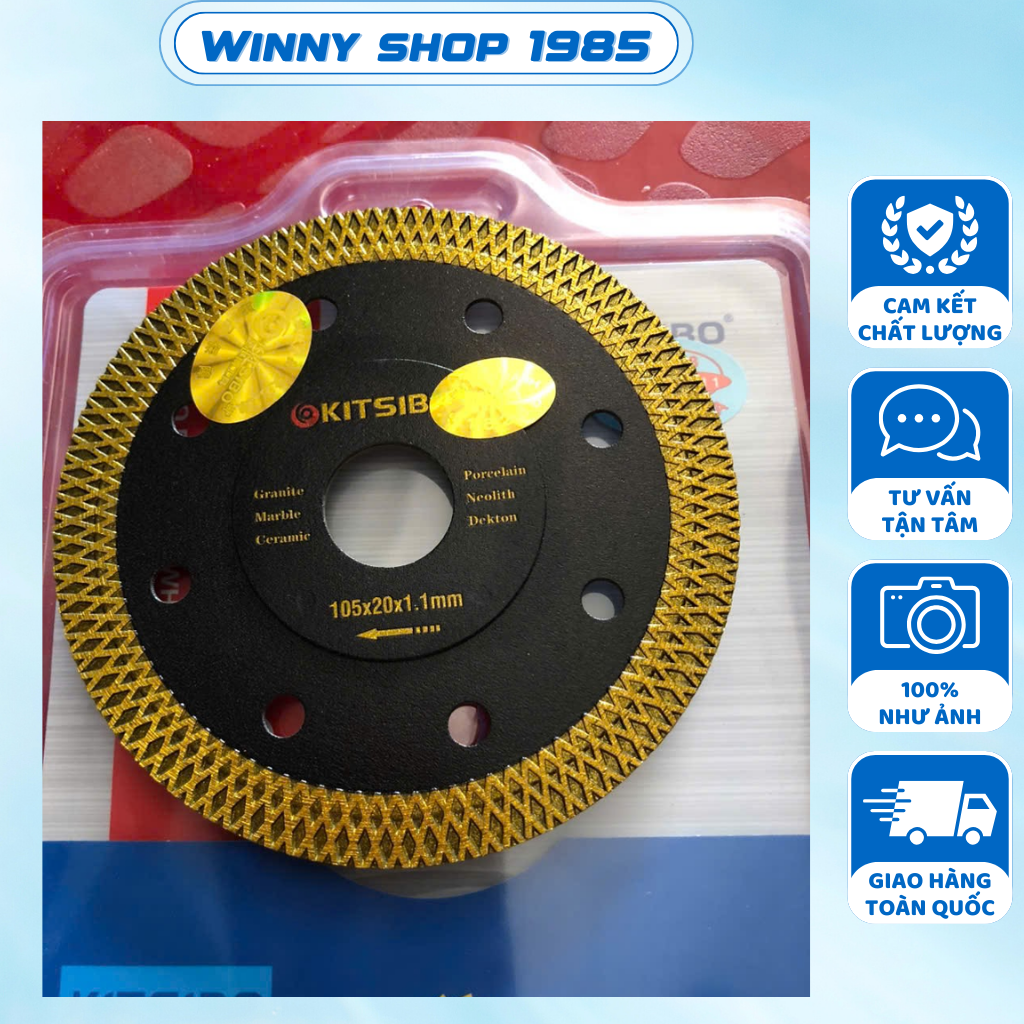 Lưỡi Cát Gạch Kitsibo Đỏ, 1 Tấc Đa Năng Cao Cấp