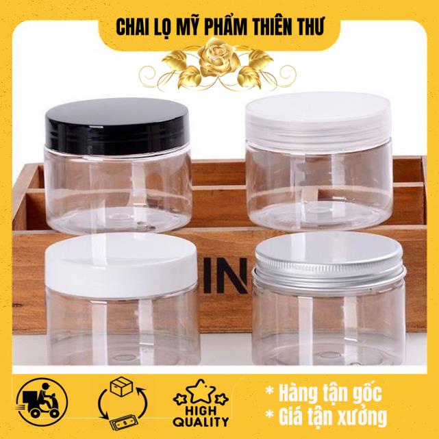 Hủ nhựa Pet 150g đựng kem, chiết mỹ phẩm