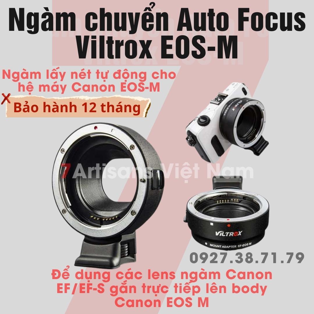 FREESHIP Ngàm chuyển AF Auto Focus Viltrox EF-EOS M và Meike EF-EOS M Cho Canon EOS M - Chính Hãng - Bảo Hành 12 Tháng