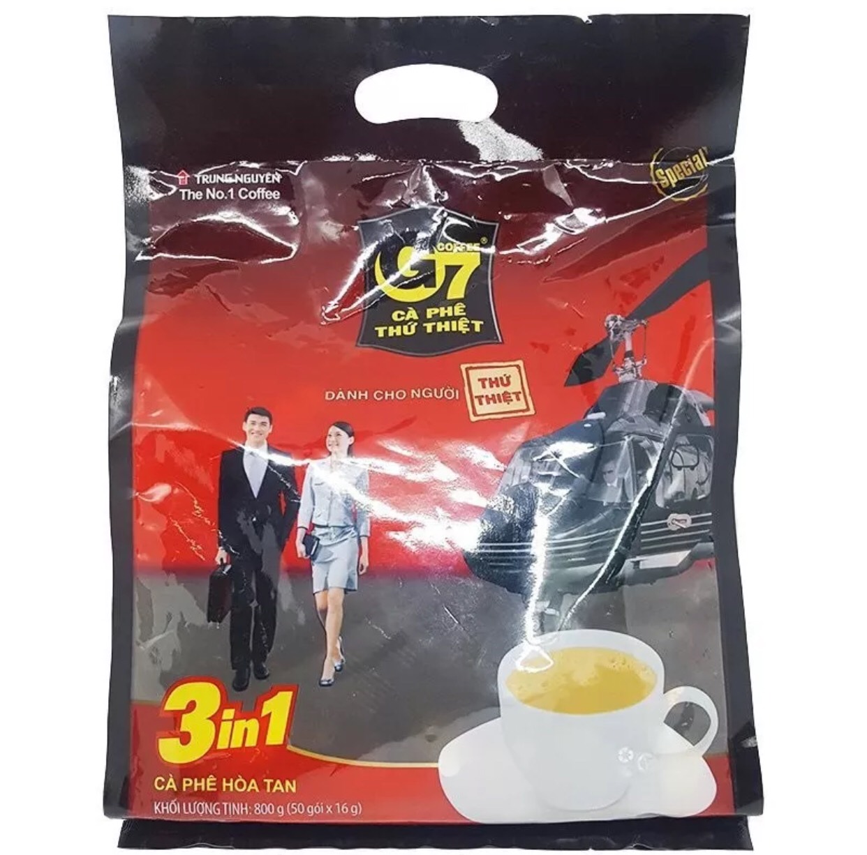 Cà phê g7 trung nguyên 3in1 bịch 100 gói