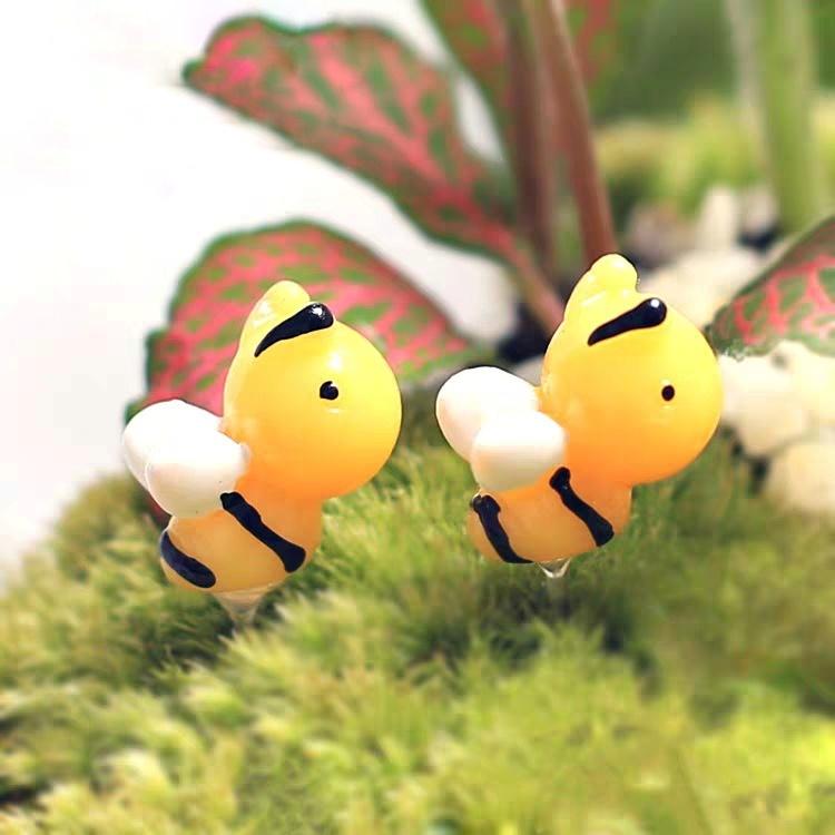 Phụ Kiện Tiểu cảnh Ong Vàng (2 CON) làm phụ kiện trang trí terrarium, sen đá, xương rồng, charm slime