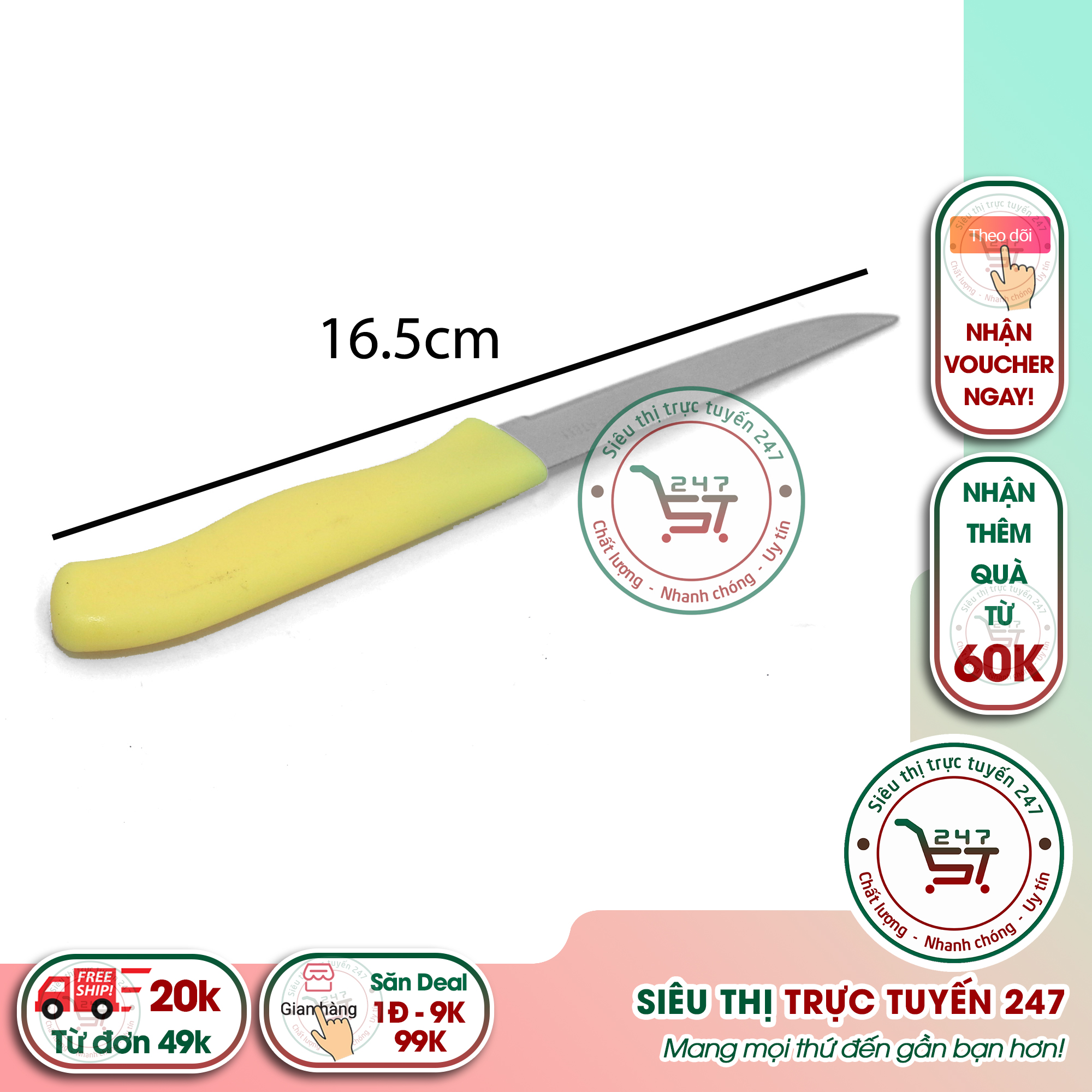 Dao tỉa củ quả đa năng lưỡi dao sắc bén tỉa dưa hấu tỉa cà rốt tiện lợi dễ dàng