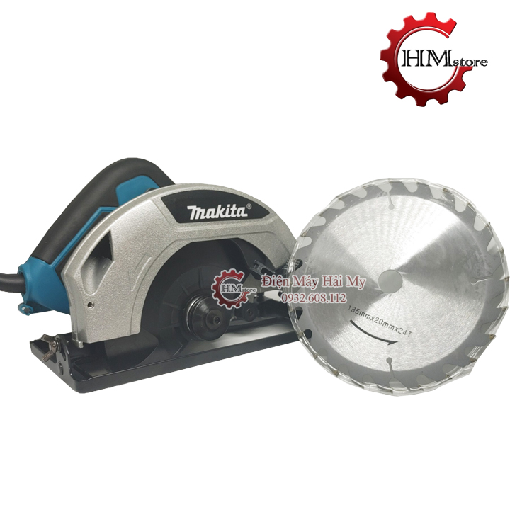 (Tặng lưỡi cưa gỗ 185mm) Máy cưa gỗ cầm tay Makita HS7000, công suất 1200w - Máy cưa đĩa, máy cưa gỗ cầm tay mini, ruột đồng 100% - Bảo hành 6 tháng - HẢI MY STORE