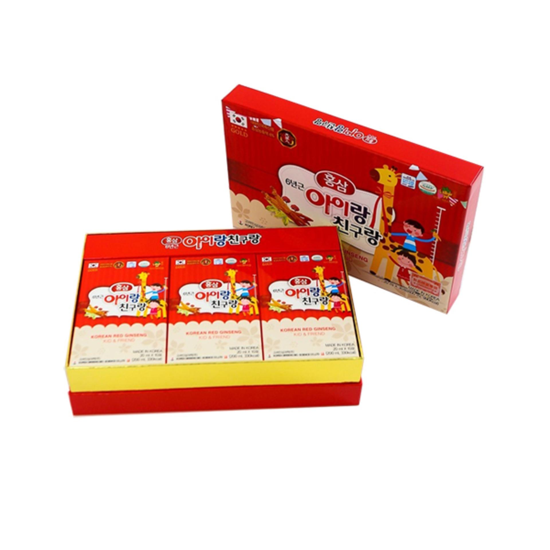 Hồng sâm baby cao cấp hộp 30 gói x 20ml ( dành cho trẻ 2 tuổi trở lên)
