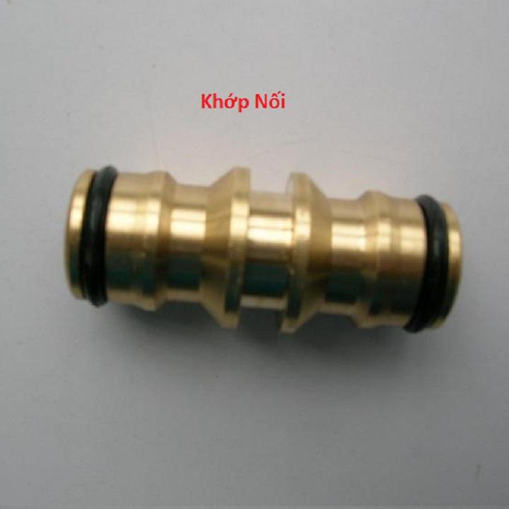 KHỚP NỐI NHANH 2 ĐẦU KHỚP GÀI BẰNG  ĐỒNG THAU - CBS555