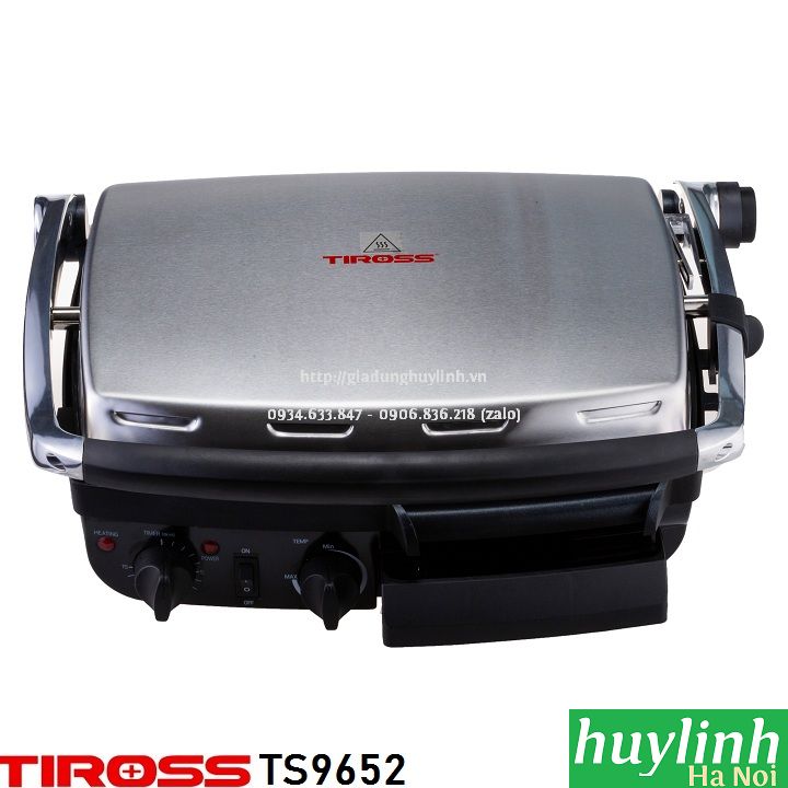 Kẹp - vỉ nướng điện đa năng tiross ts9652 - 2000w