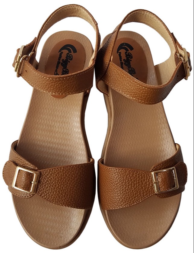 Giày Sandal Nữ BIGGBEN Da Bò Thật SDNB42