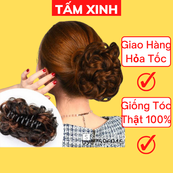 Kẹp búi tóc thời trang trung niên cao cấp