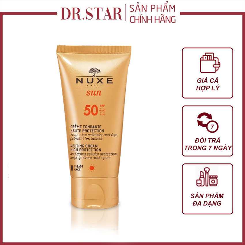 Kem Chống Nắng NUXE 400ml Chai Vòi, Thấm Nhanh Vào Da, Không Bí Bách, Nhờn Dính, Cung Cấp Các Dưỡng Chất Giúp Nuôi Dưỡng Và Làm Mềm Da - Dr.Star