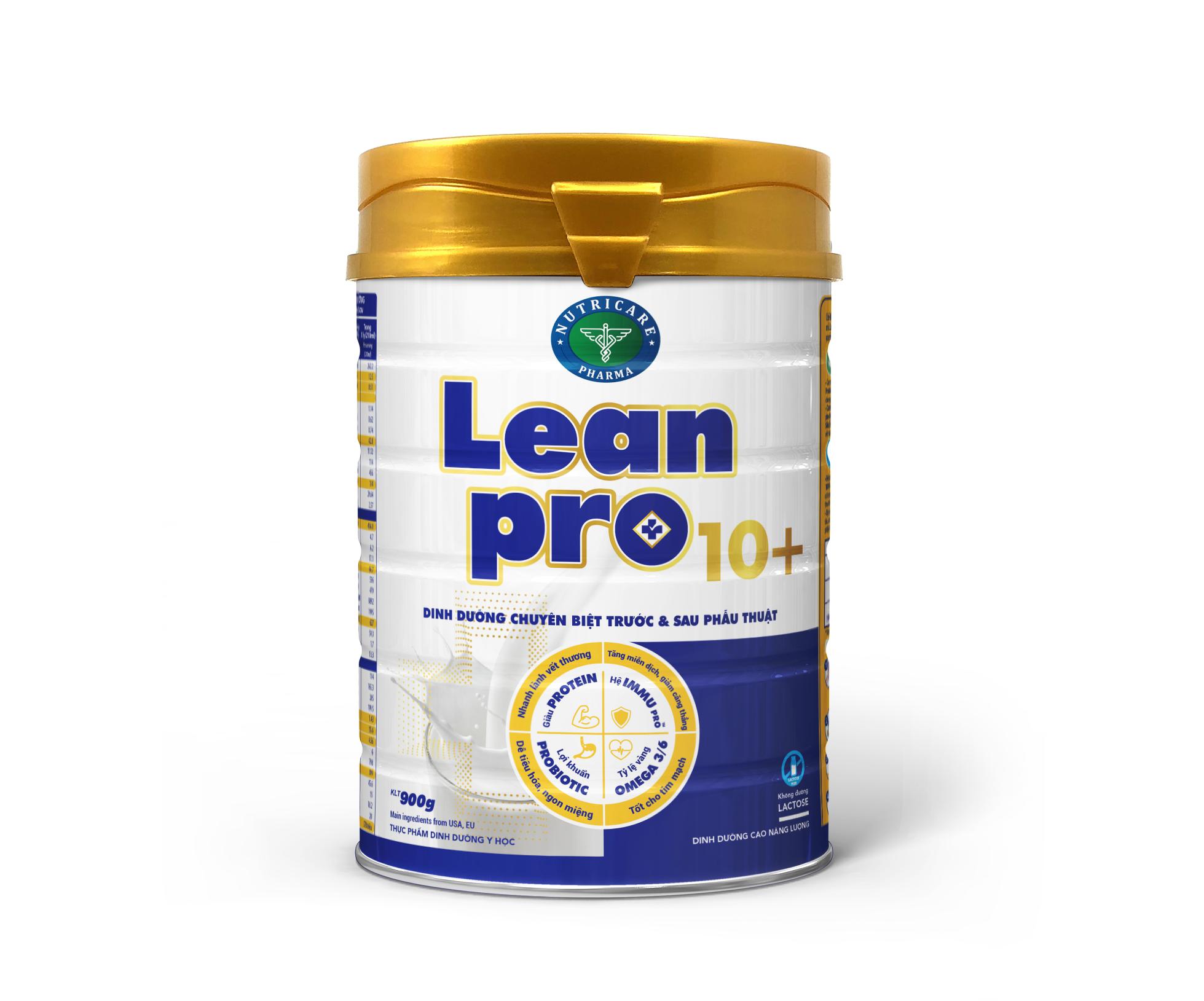 [HCM]Sữa Lean Pro 10+ 900g (Dinh Dưỡng Chuyên Biệt Trước và Sau Phẩu Thuật)
