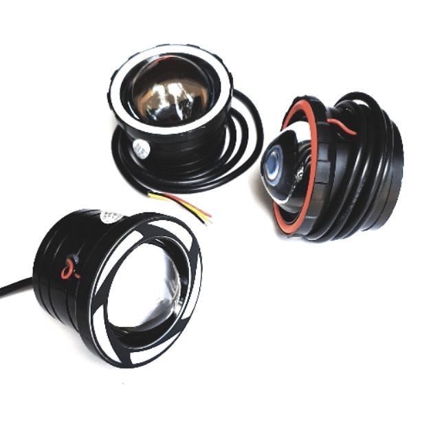 Đèn U7 ngắn không lồng lắp mắt cú xe máy xe điện