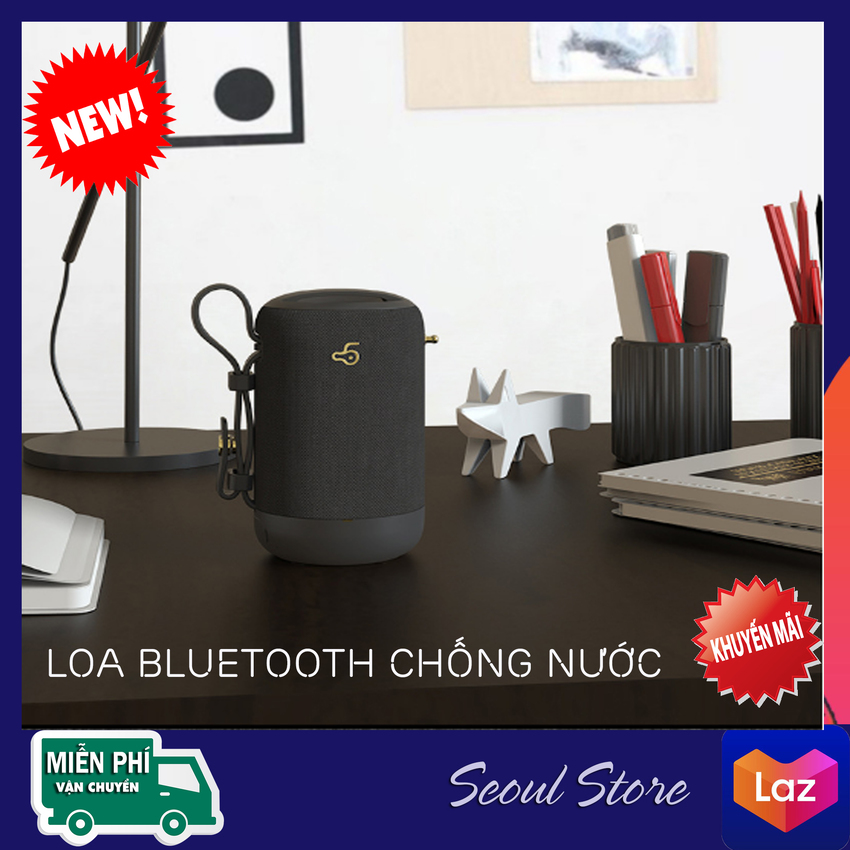 Loa bluetooth chống nước bosnda - chống bụi, công nghệ loa bluetooth 5.0, có chức năng nghe gọi, thời gian nghe nhạc lâu, có dây đeo da thanh lịch - loa máy tính laptop, loa không dây bluetooth, loa bluetooth new chống nước - seoul store