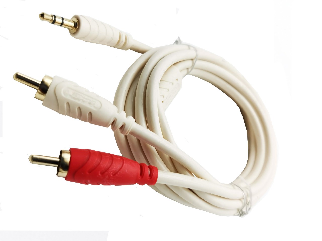 Dây loa 3.5mm ra 2 đầu Jack AV hoa sen dài 1.8m chính hãng Choseal