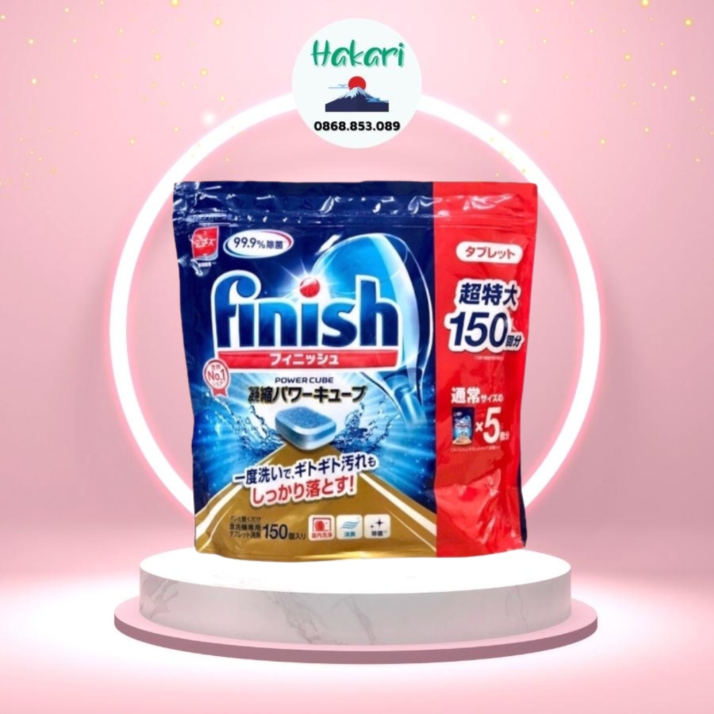 Viên rửa bát Finish Power Cube nội địa nhật Bản Nhật Bản