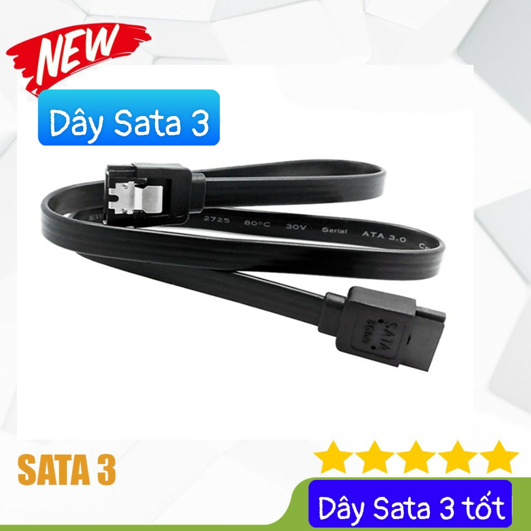 Dây sata 3 truyền dữ liệu ổ cứng hdd/sdd sata - sata cable - nguyên rin loại tốt
