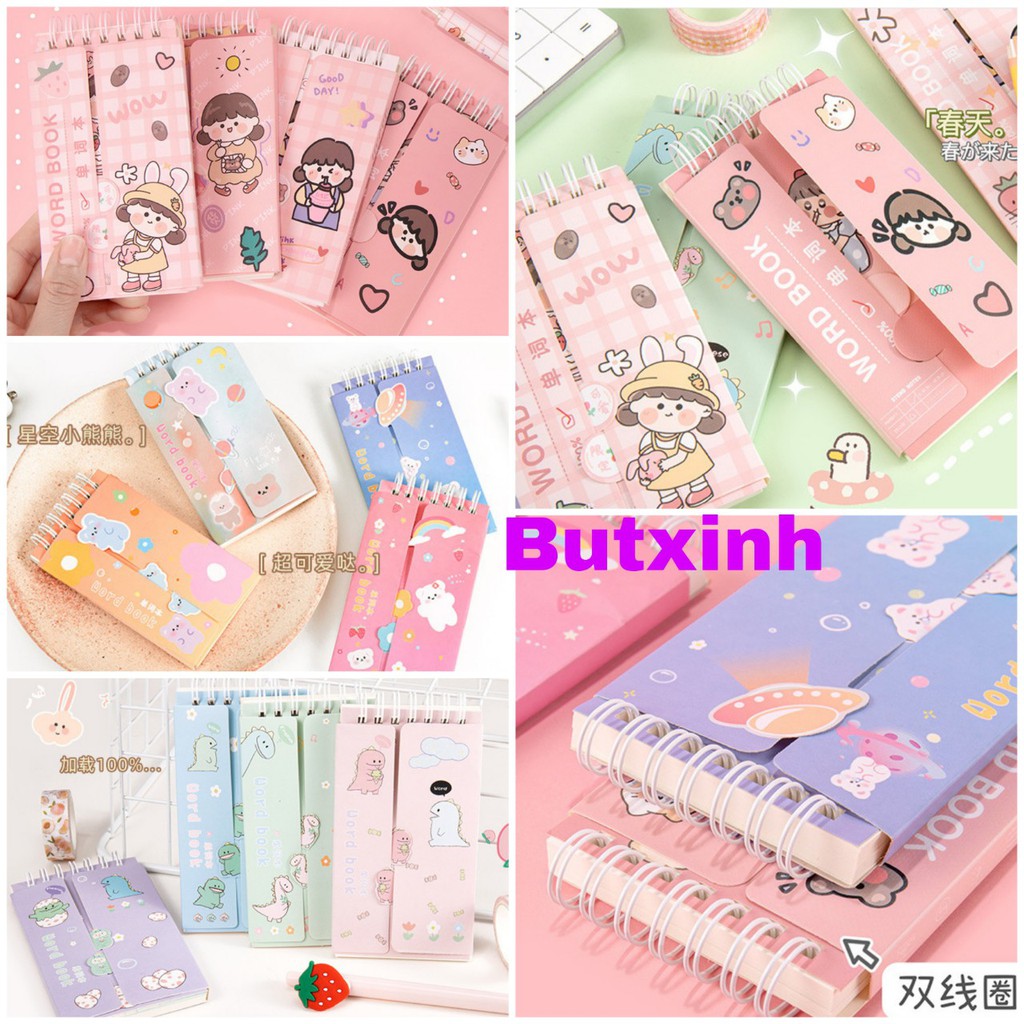 Sổ học từ vựng tiếng anh hàn nhật