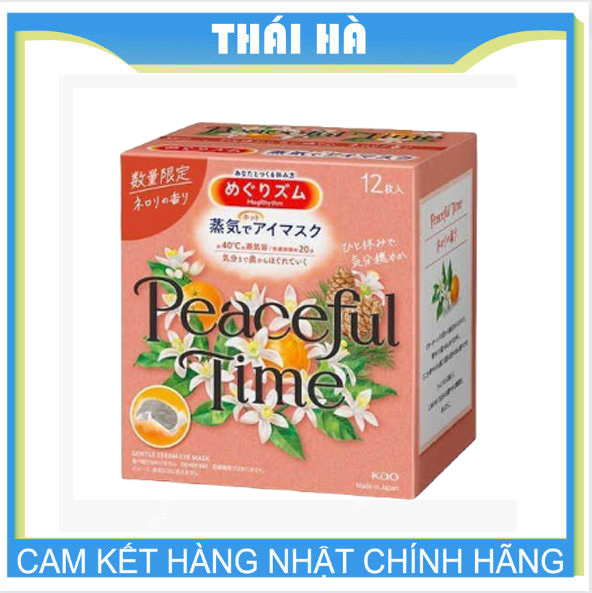 Mặt nạ dưỡng mắt thư giãn kao 12 miếng giúp thư giãn ngủ ngon