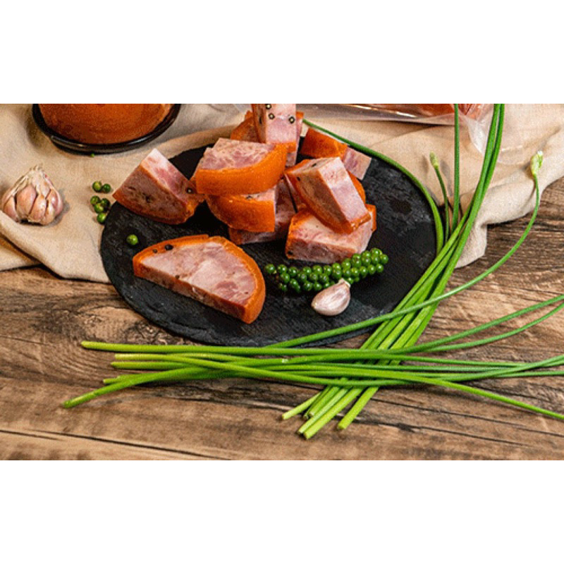 Thịt nguội - jambon da bao đỏ đna food. gói 500g