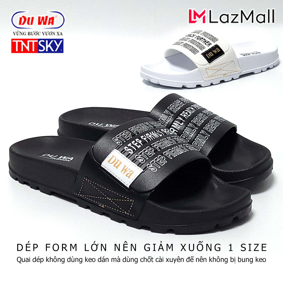 Dép nam quai ngang siêu nhẹ DUWA - Hàng chính hãng - LD9087
