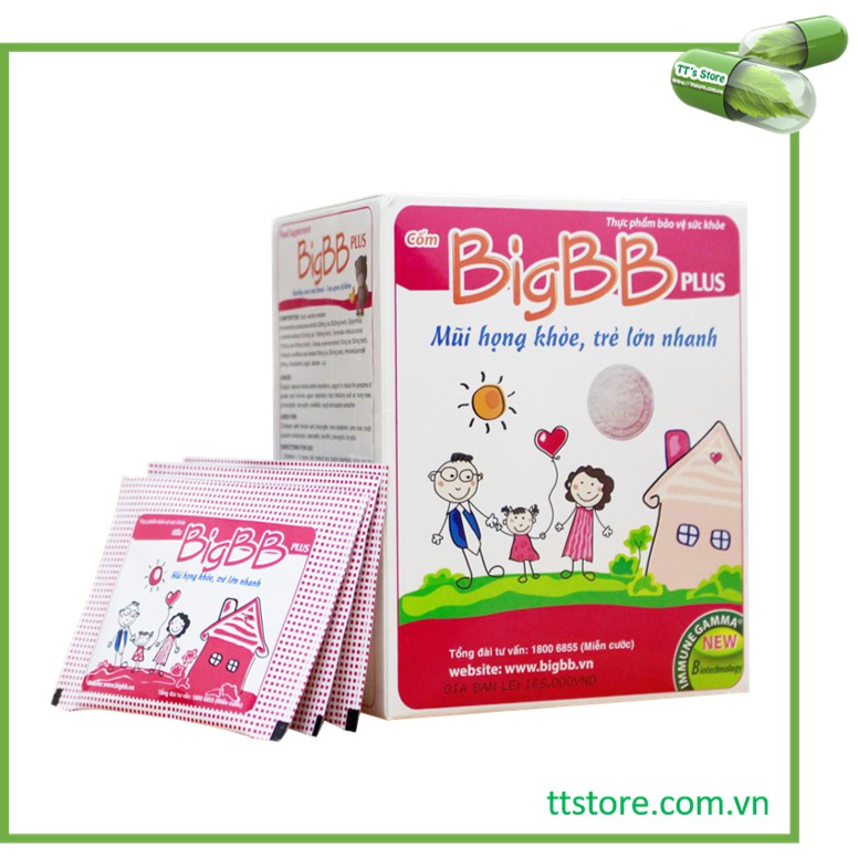 Cốm BigBB Plus - Mũi họng khỏe, trẻ lớn nhanh