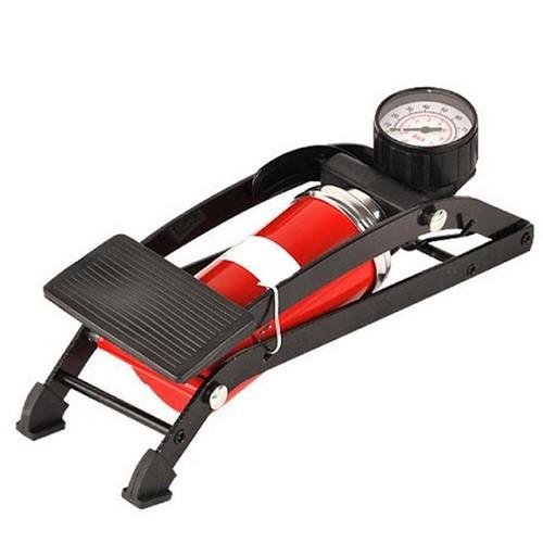 Bơm đạp chân có đồng hồ đo áp suất cao cấp siêu bền bơm xe, bơm hồ bơi, bơm bóng đá, Bom dap chan co dong ho do ap suat cao cap sieu ben bom xe