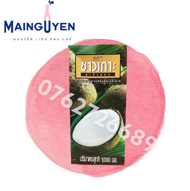 Cốt dừa chaokoh 1 lít chuyên pha chế trà sữa_nguyên liệu pha chế mai nguyên