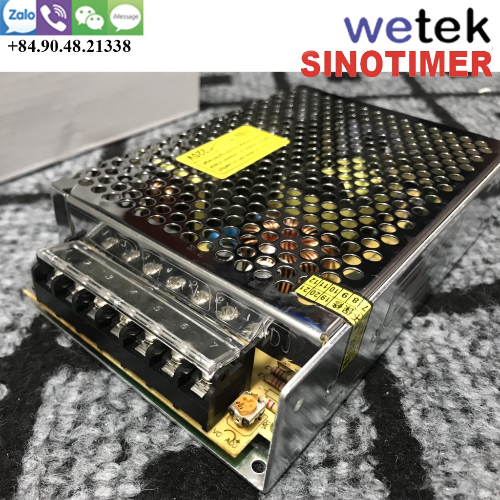 Nguồn tổ ong chất lượng cao sinotimer ms series 100w 24vdc 4.5a 100~240vac, 2 đầu ra 24vdc, bảo hành 12 tháng