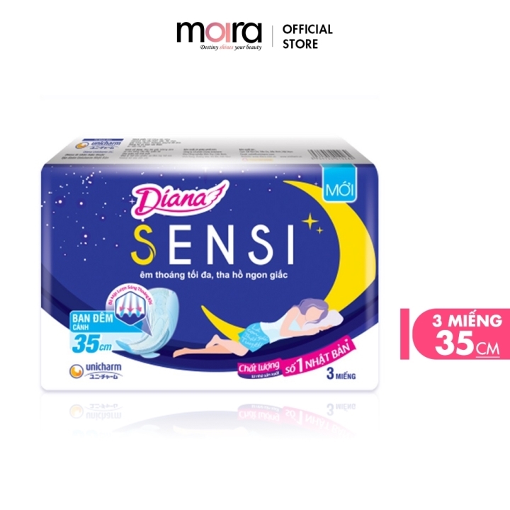 Băng vệ sinh Diana Sensi Night 35cm (03)-1902