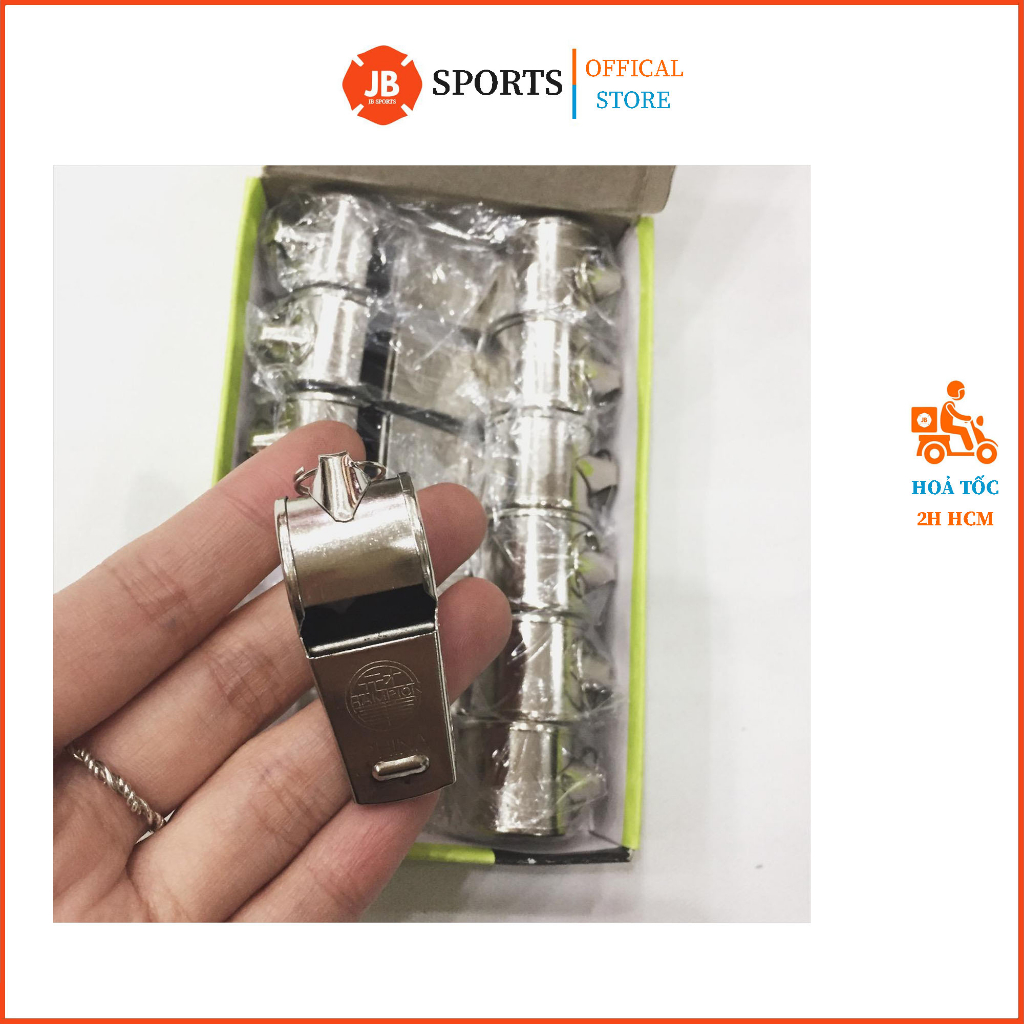 Còi trọng tài bóng đá, còi inox, còi huấn luyện viên bóng đá bóng rổ, còi trọng tài thể thao