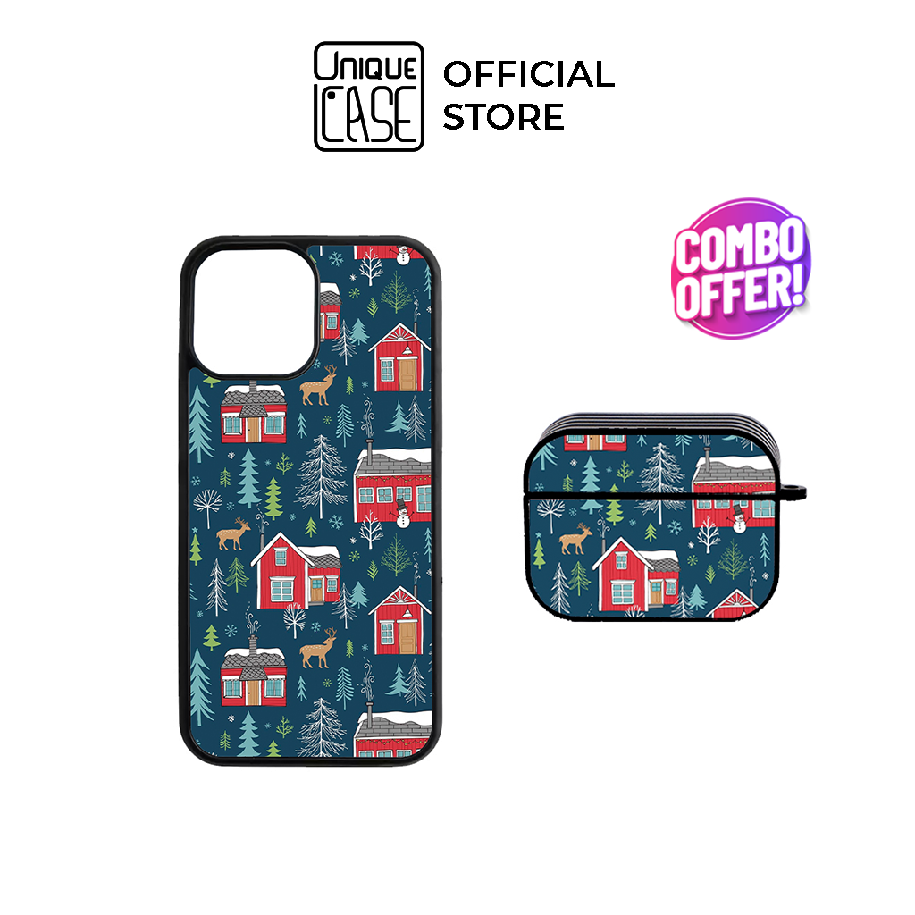 Combo Ốp lưng iPhone và Case Airpods Unique Case CB016