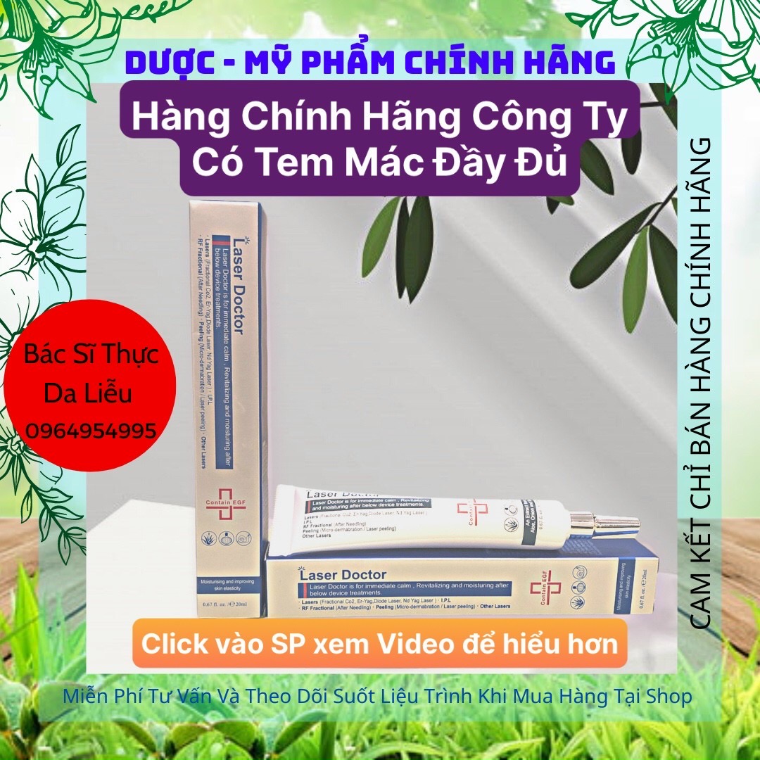 Laser doctor 20ml - lotion cấp ẩm chuyên sâu, phục hồi và tái tạo da