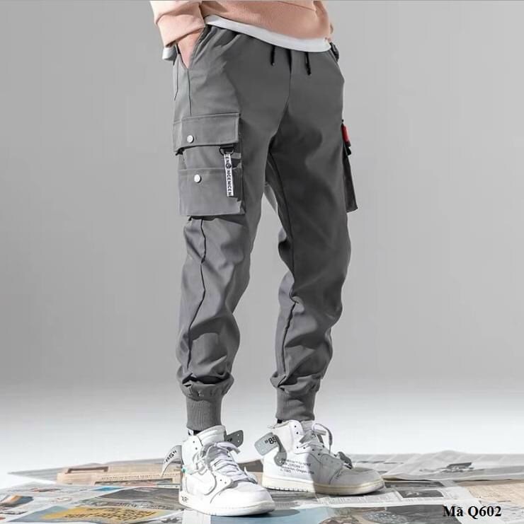 Quần jogger nam túi hộp phong cách trẻ năng động
