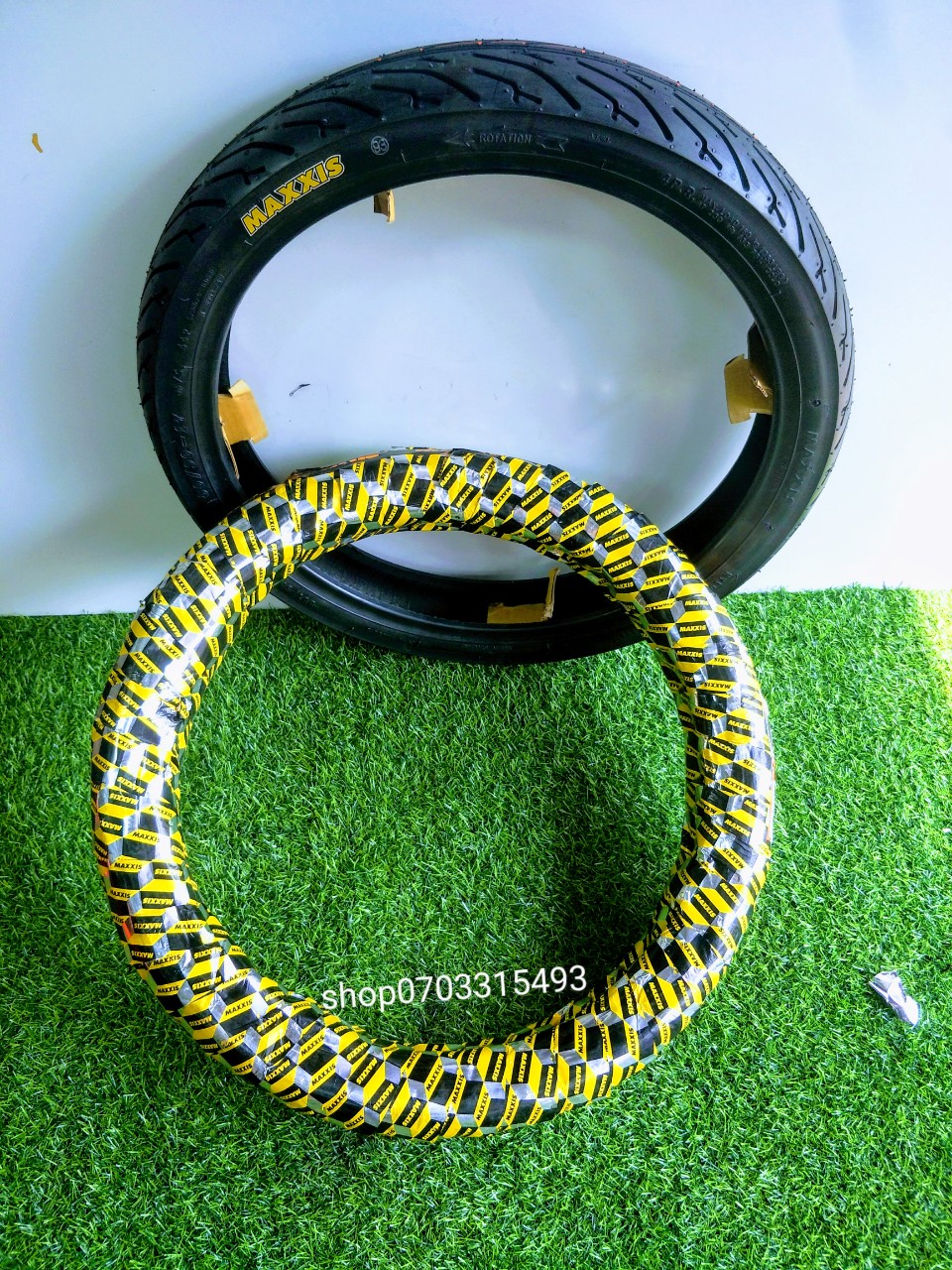 [HCM ] CẶP VỎ MAXXIS KO RUỘT GAI DUNLOP 70/80.17IN gắn vừa các loại Mâm 1.4 1.6 /1.6 1.6 VÀ WAVE .DRAEM