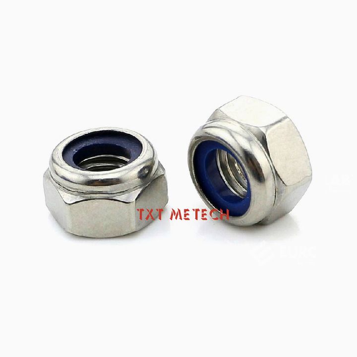 Đai ốc hãm chống trượt, tán keo M6-M12