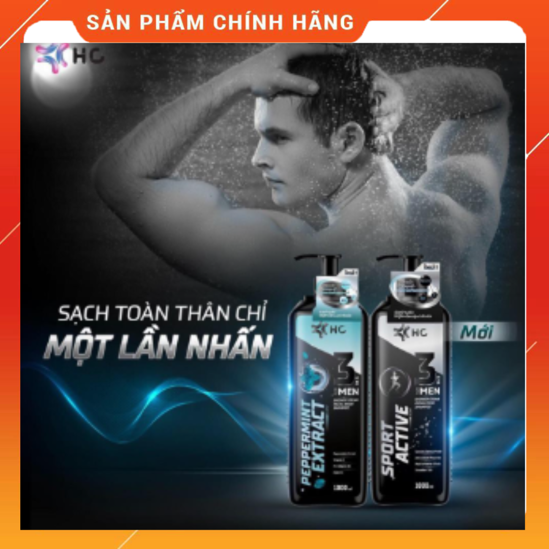 Chính hãng Sữa Tắm Gội HC For Men 2in 1 Thái Lan - 1000ml Sevenshop