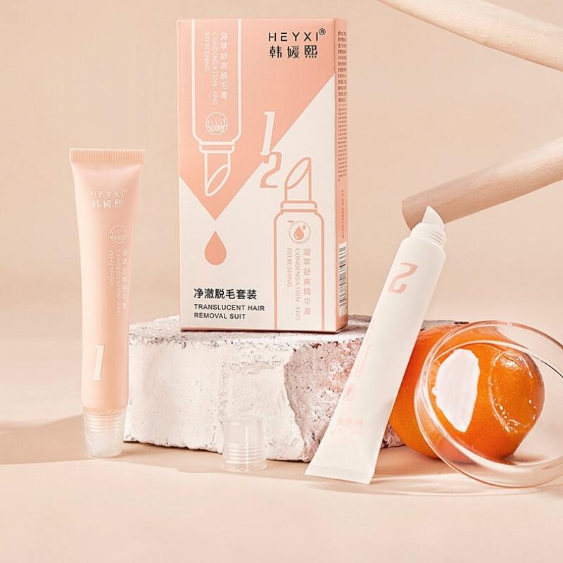 Kem wax lông body heyxi chính hãng hàn quốc kem tẩy lông an toàn không đau không kích ứng da tặng kèm kem dưỡng da