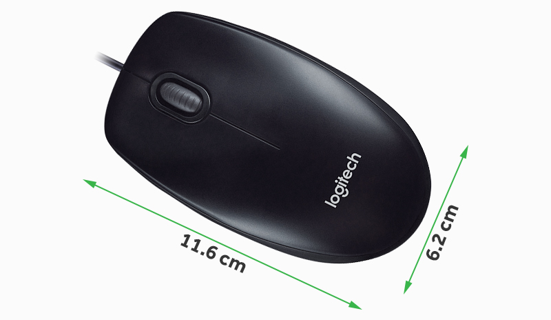 Chuột quang Logitech M100R Đen