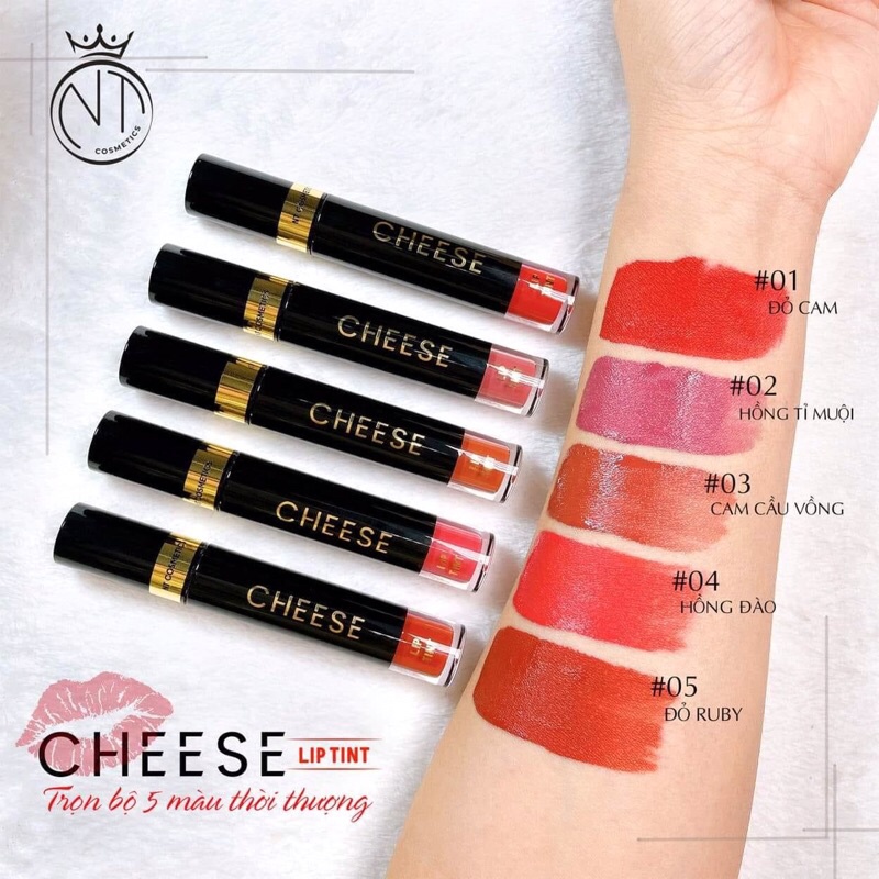 Son kem lì cheese - 5 màu hot nhất hiện nay