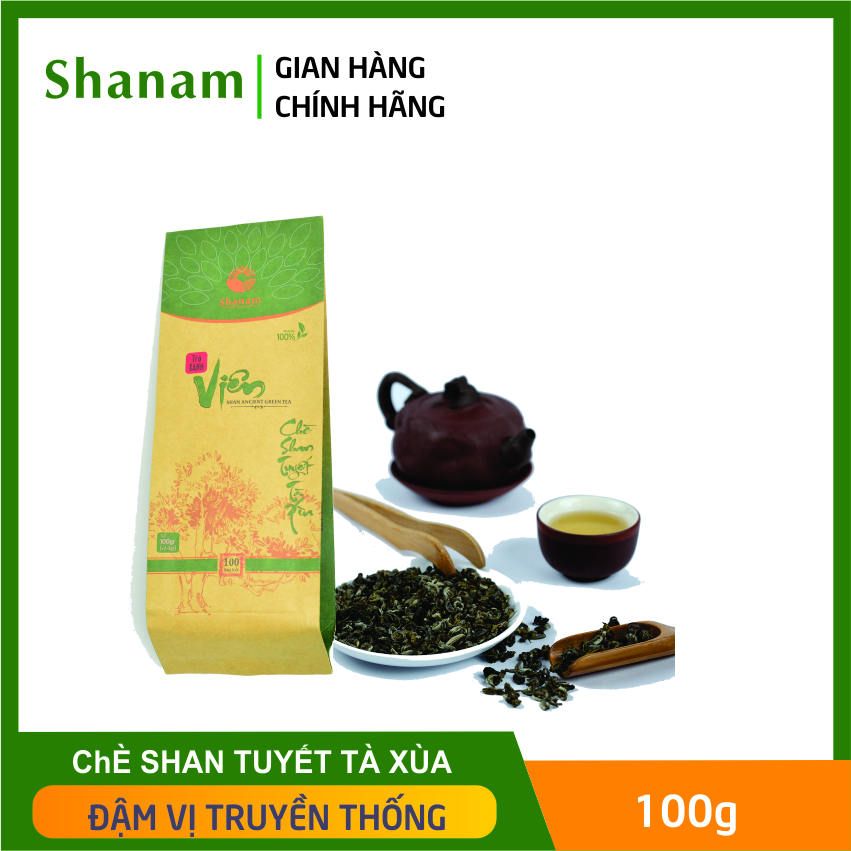 Trà xanh Viên - Chè shan tuyết cổ thụ Shanam