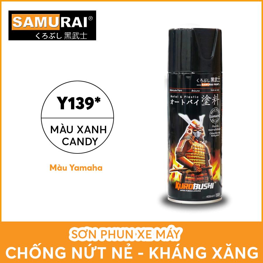 Chai sơn Samurai Y139* màu xanh nước biển Yamaha