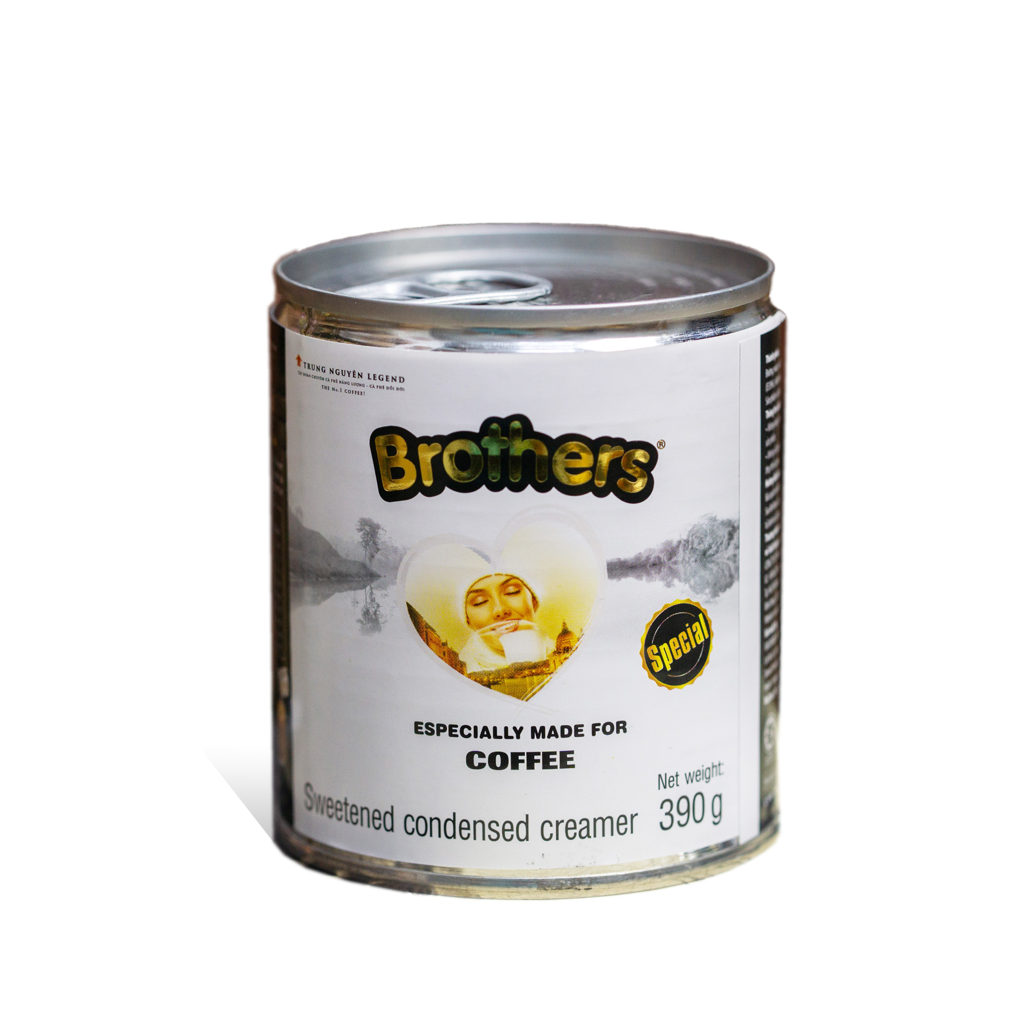 ( Free Ship MAX ) Sữa Đặc Có Đường Brothers 390G - Trung Nguyên