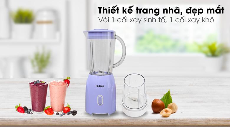 Máy xay sinh tố delites sto03 đỏ