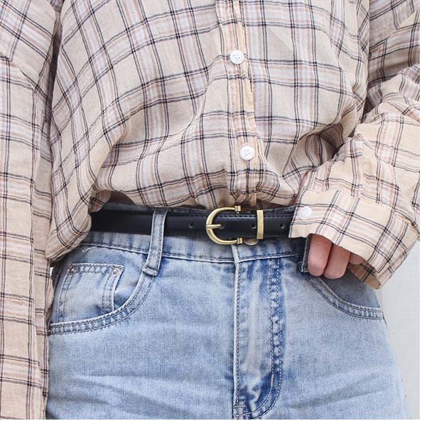 Thắt lưng nữ dn17 dây nịt nữ thời trang dây da pu phong cách hàn quốc