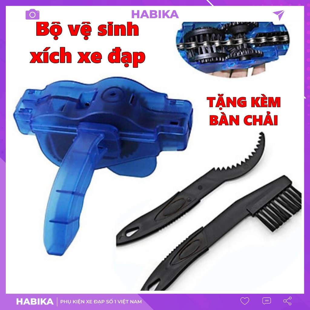 Combo Dụng cụ rửa xích xe đạp tiện lợi bộ đầy đủ full như hình