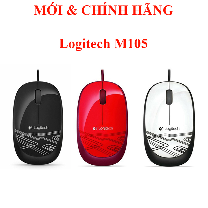 Chuột quang Có Dây Logitech M105 bảo hành 24 tháng