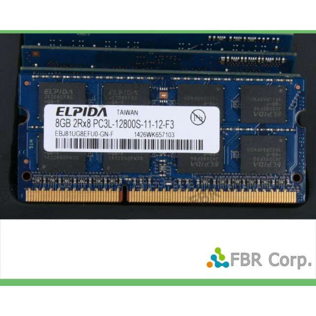 Ram laptop ddr3l 8gb bus 1600 - elpida