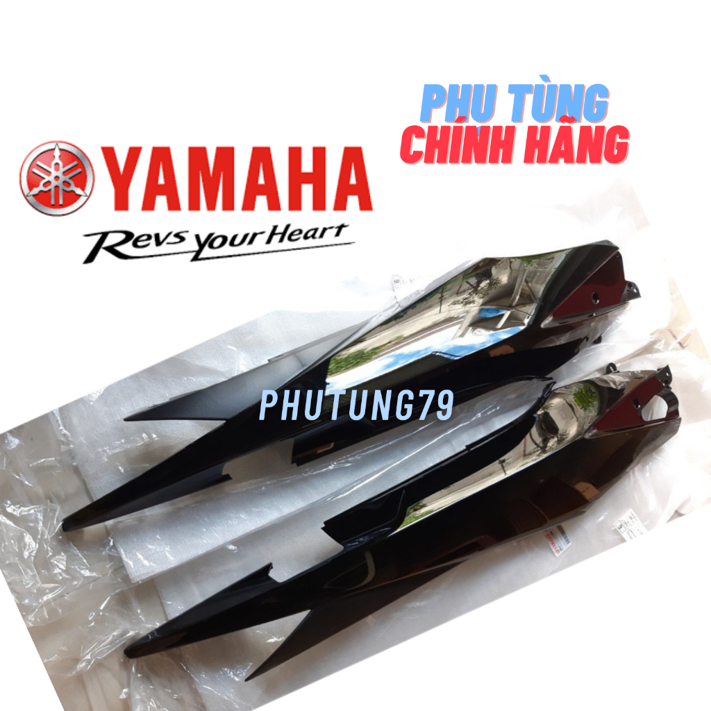 Ốp sườn exciter 2006 - 2010 đen yamaha chính hãng